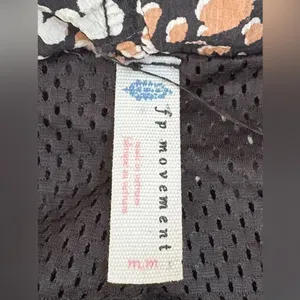 Free People Movement Run Wild Jacket in Leopard Size‎ Medium EUC thumbnail 9