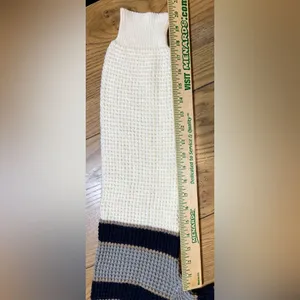 Vintage Striped White And Blue Women’s Sweater by‎ Repage Large thumbnail 7