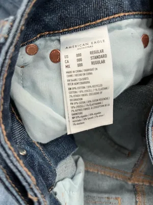 American Eagle Dreamy Drape Stretch Baggy Wide-Leg Jeans thumbnail 4