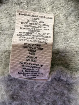 Free People Wool Cardigan Oversized Medium Blend Hooded Super Soft Cream thumbnail 3