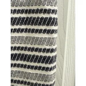 Ann Taylor Petite Navy & White Striped Textured Pencil Skirt 0P Coastal XSP PXS! thumbnail 3