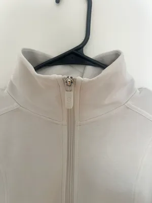 Lululemon Like New Brushed Softstreme Funnel-Neck Zip Up Sz 6 thumbnail 3