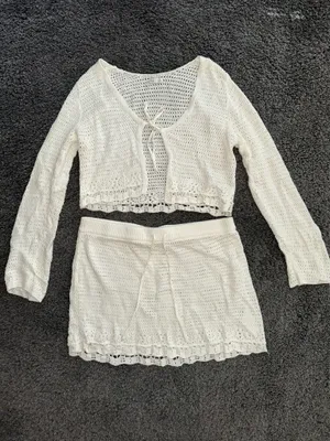Hollister Crochet Coverup Set thumbnail 2