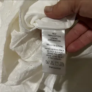 Petal & Pup CELESTE RUFFLE MINI DRESS - WHITE Size XL thumbnail 6