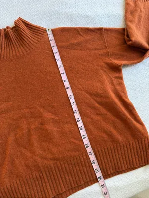 Free People Poppy Cashmere Turtleneck Sweater Copper thumbnail 6