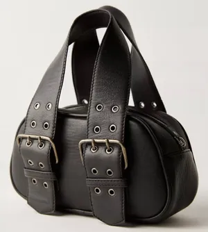 Free People Say Yes Bag NWOT Black thumbnail 1