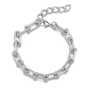 Link Chain Bracelet for Men Women Streetwear Unisex Hip Hop Style thumbnail 1