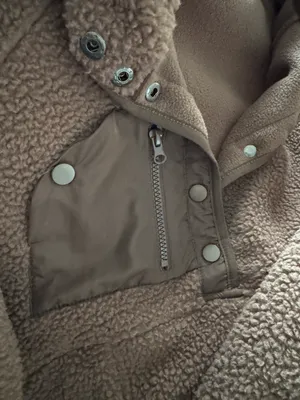 Chocolate Brown Sherpa Pullover thumbnail 3