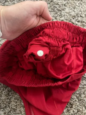 Red Hotty Lululemon Hot Shorts 2.5" thumbnail 3