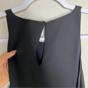 Zara Black Side Cutouts Tie‎ Front Sleeveless Blouse thumbnail 10