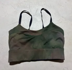 Free people movement FP Green Black reversible sports bra medium thumbnail 1