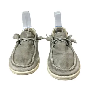 Hey Dude Wendy Chambray Light Grey Slip On Shoe Women's Size 6 thumbnail 5