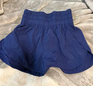 Zenana blue shorts thumbnail 1
