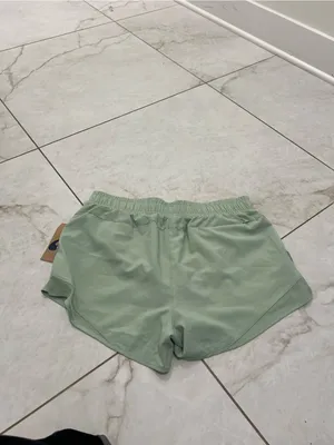 NWT ASICS Sage Green Athletic Shorts Size Medium thumbnail 5