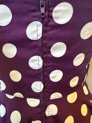 Hell Bunny Vixen Mariam Polka Dot Halter Swing Retro Dress size XS thumbnail 6