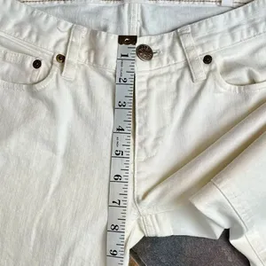 J. Crew Matchstick White Jeans 27S Skinny thumbnail 3