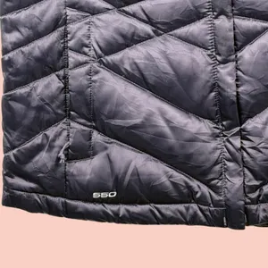 The North Face Women's Small Purple 550 Down Chevron Quilted Vest Pink Lining thumbnail 13