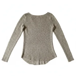 ZARA Brown Knit Long Sleeve Sweater Top, M thumbnail 9