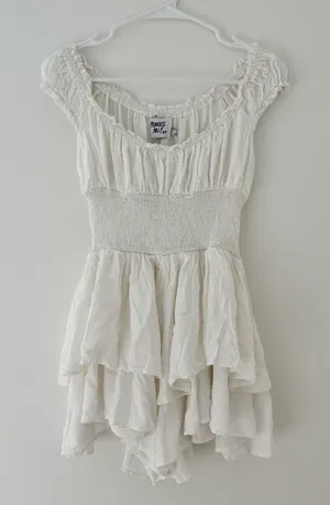 Princess Polly Love Galore Romper White Size 4 thumbnail 1