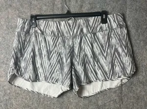 Smartwool Woman XL Gray Patterned lightweight running Shorts‎ thumbnail 1