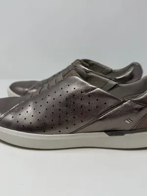 Kizik Miami Hands-Free Slip-On Sneaker Women's 8M Metallic Silver Leather Casual thumbnail 9
