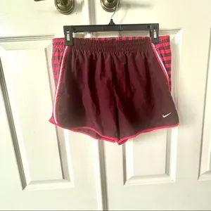 Nike pink brown stripe dri fit shorts thumbnail 10