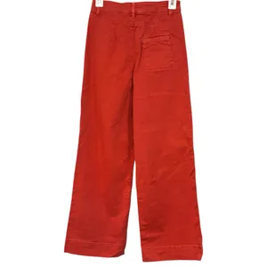 Marine Layer Wide Leg Bridget Crop Orange Denim Pants Size 4 NWOT Womens thumbnail 8