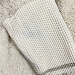 Athleta Tugga Jacket Womens M Sherpa Teddy Fleece Full Zip Cozy Ivory‎ Medium thumbnail 13
