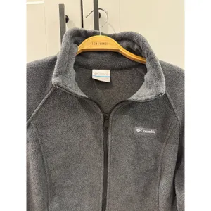 Columbia Sportswear Jacket Women’s LP Gray Full Zip Fleece Warm Soft thumbnail 3