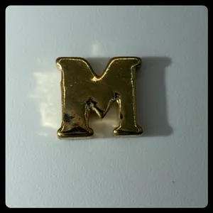 Origami Owl Floating Locket Charm Womens Small Gold Crystal Initial M Jewelry thumbnail 3