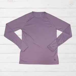 Women's UPF 50+ Purple Long Sleeve Sun Shirt Reel Life S Outdoor Gorpcore thumbnail 2