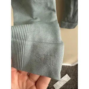 SET ACTIVE Sport Leggings Size M Ribbed High Rise Seamless thumbnail 4
