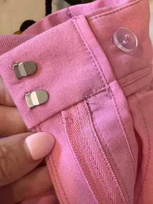 Abercrombie & Fitch Pink Pleated Pants Dress 28 6 Work High Waisted thumbnail 6