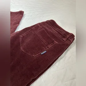 Patagonia Women’s Maroon Corduroy Pants size 28 thumbnail 4