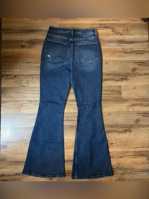 Arizona Jean Co Highest Rise Vintage 70s Flare Jeans Size 9 thumbnail 6