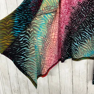 Jostar Slinky Knit Bolero Mid-Cut Long Sleeve Jacket Abstract Print Cardigan USA thumbnail 3