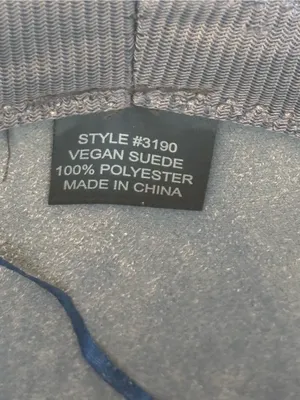 Vegan Suede Cowboy Hat Blue thumbnail 5