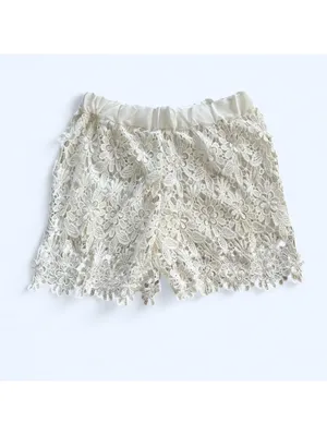 Y2K White Lace Dolphin Shorts Fairycore Boho Size Small thumbnail 3