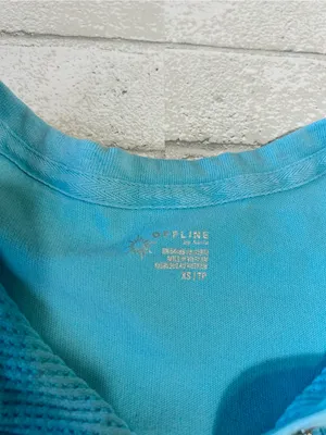 Offline Light Blue/Teal Waffle Henley Long-Sleeve Shirt thumbnail 3