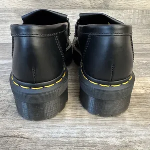 Dr. Martens Adrian Quad Tassel Loafer Black Leather Women 8, 7 Men EU 39 NEW thumbnail 7