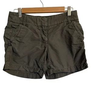 J. Crew Dark Gray Chino Shorts Size 00 thumbnail 1