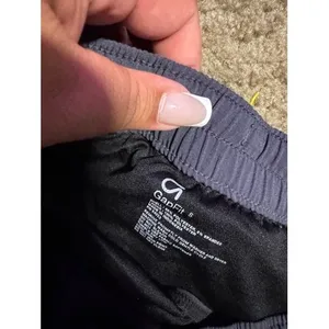 GapFit Womens Grey Pink Trim Running Shorts Athletic‎ Gym Activewear Small thumbnail 3