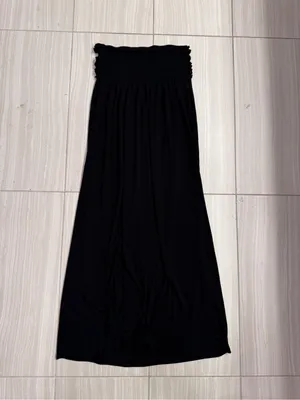Xhilaration Strapless Ruffle Maxi Dress thumbnail 5