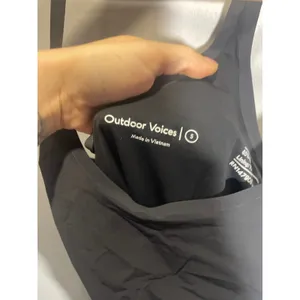Outdoor Voices Exercise Dress Women Small Black Athletic Racerback Athleisure thumbnail 4