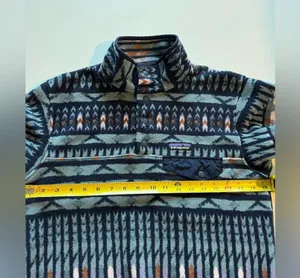 Lululemon Patagonia Synchilla Snap T Fleece Pullover Kuta Klash Blue -Size Small thumbnail 4
