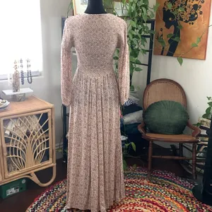 Free People Intimately Kadence Dusty Floral Boho Hippie Kimono Maxi Duster Robe thumbnail 4