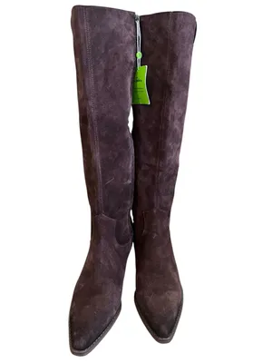Sam Edelman Woods Cafe Noir Suede Knee-High Boots Size 8M NWOB Sold Out thumbnail 8