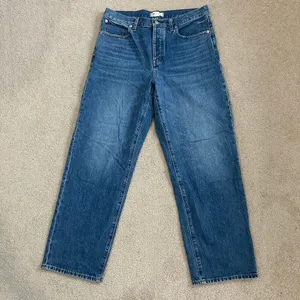 Madewell Low Slung Straight Jeans High Waist Relaxed Slouchy Womens Size 29 thumbnail 3