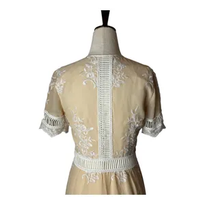 Saylor Dress Women XS Cream Ivory Floral Lace Embroidered Alexa‎ Mini Cocktail thumbnail 5