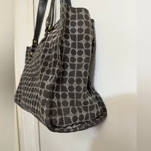 Kate Spade Stylish‎ Black and Cream Large Tote Bag thumbnail 4